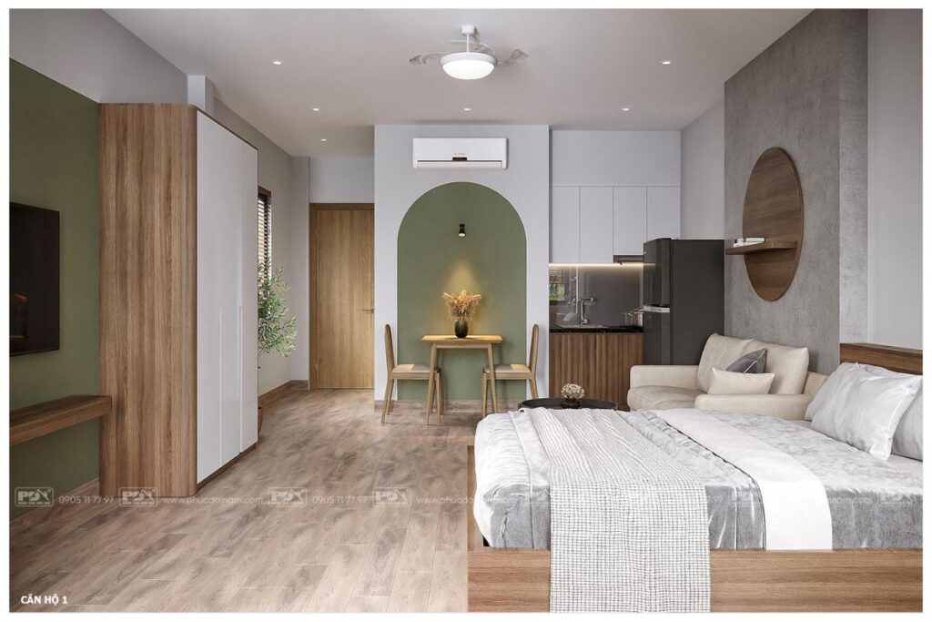 nội thất căn hộ T' Apartment Đà Nẵng
