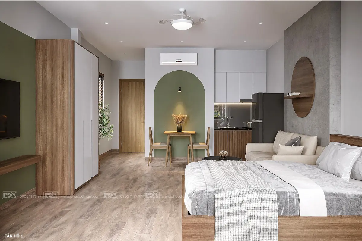 [Thiết kế nội thất căn hộ] Nhà ở kết hợp căn hộ T’s Apartment