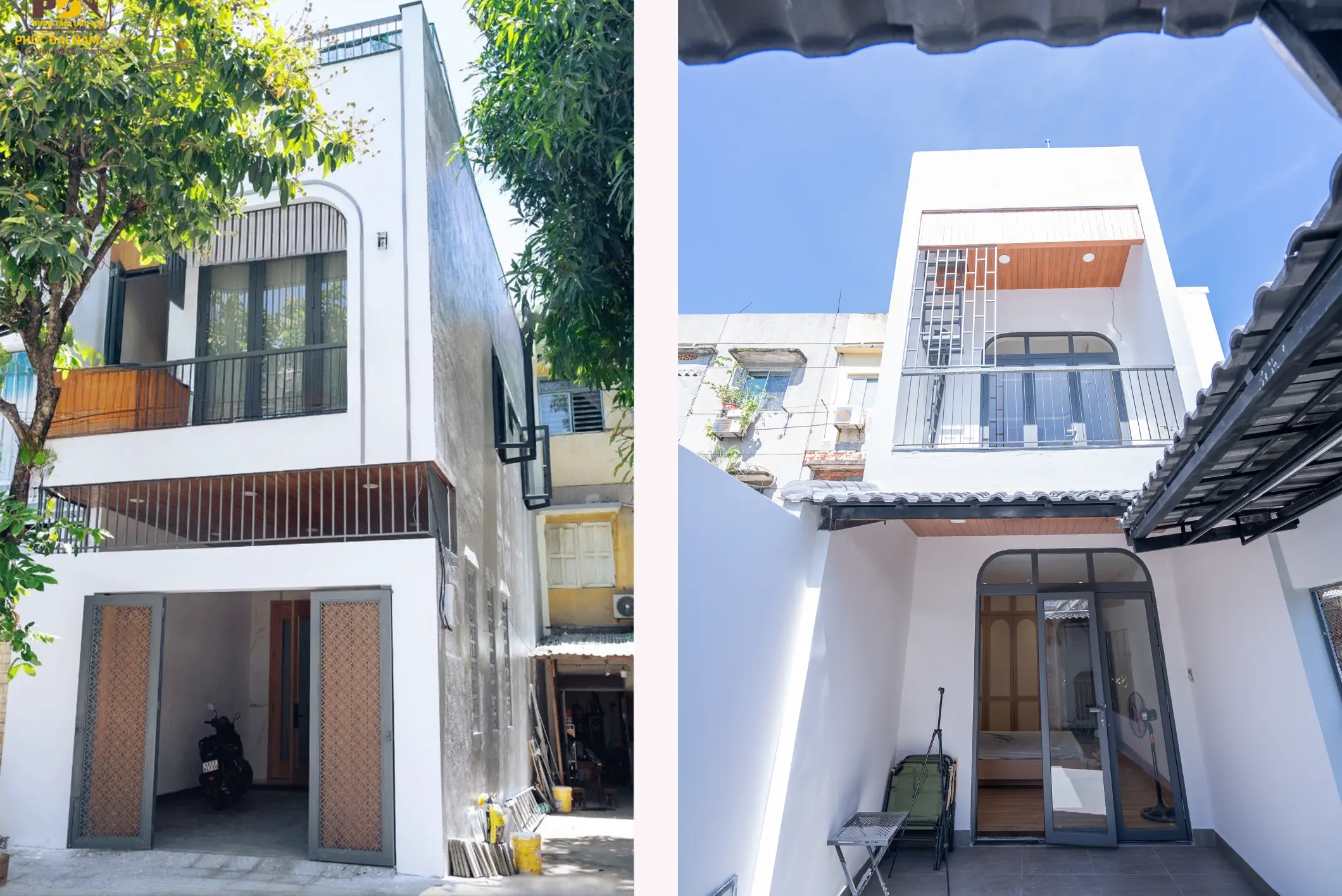 Mặt tiền mang ngôn ngữ kiến trúc hiện đại