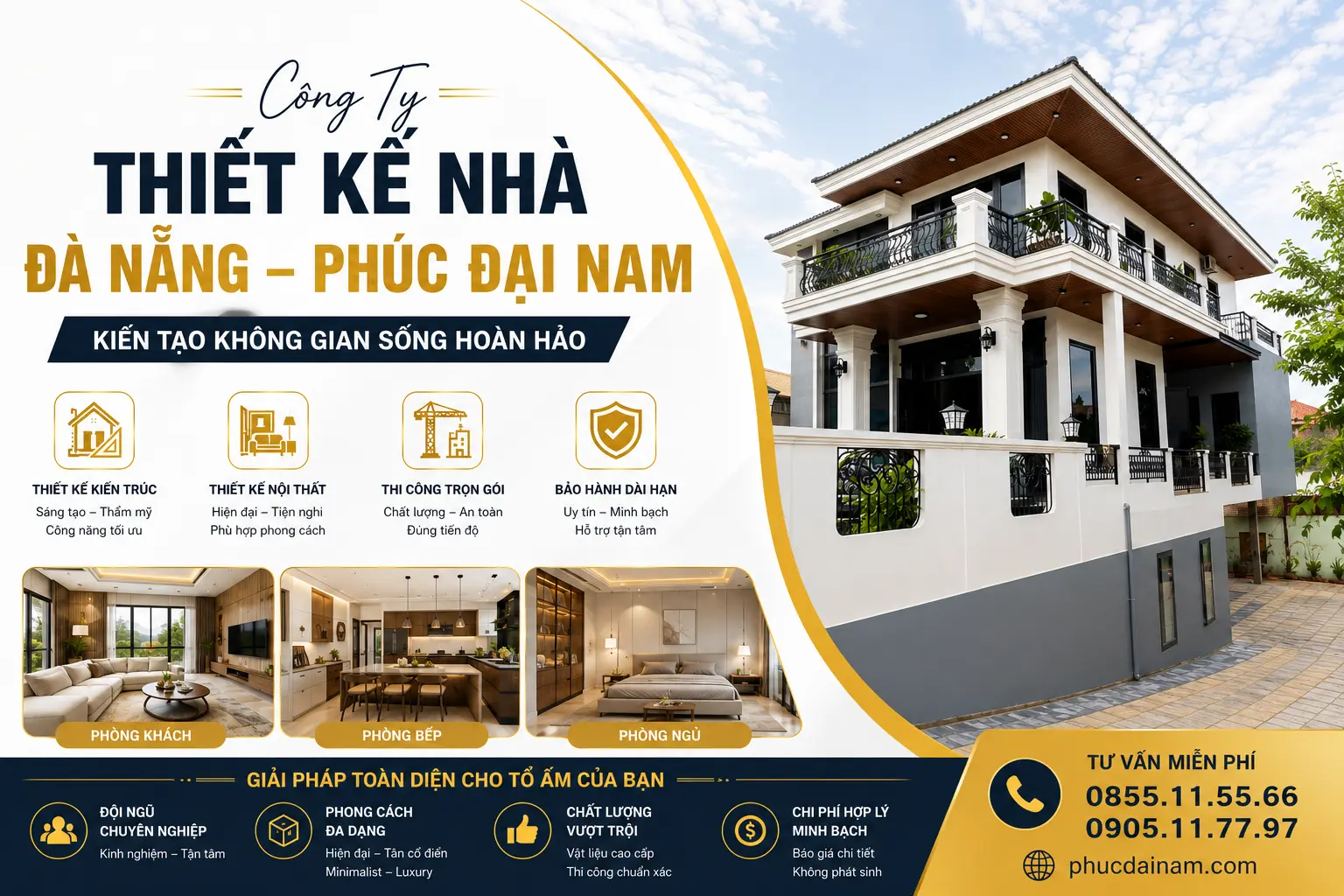 Công Ty Thiết Kế Nhà Đà Nẵng – Phúc Đại Nam