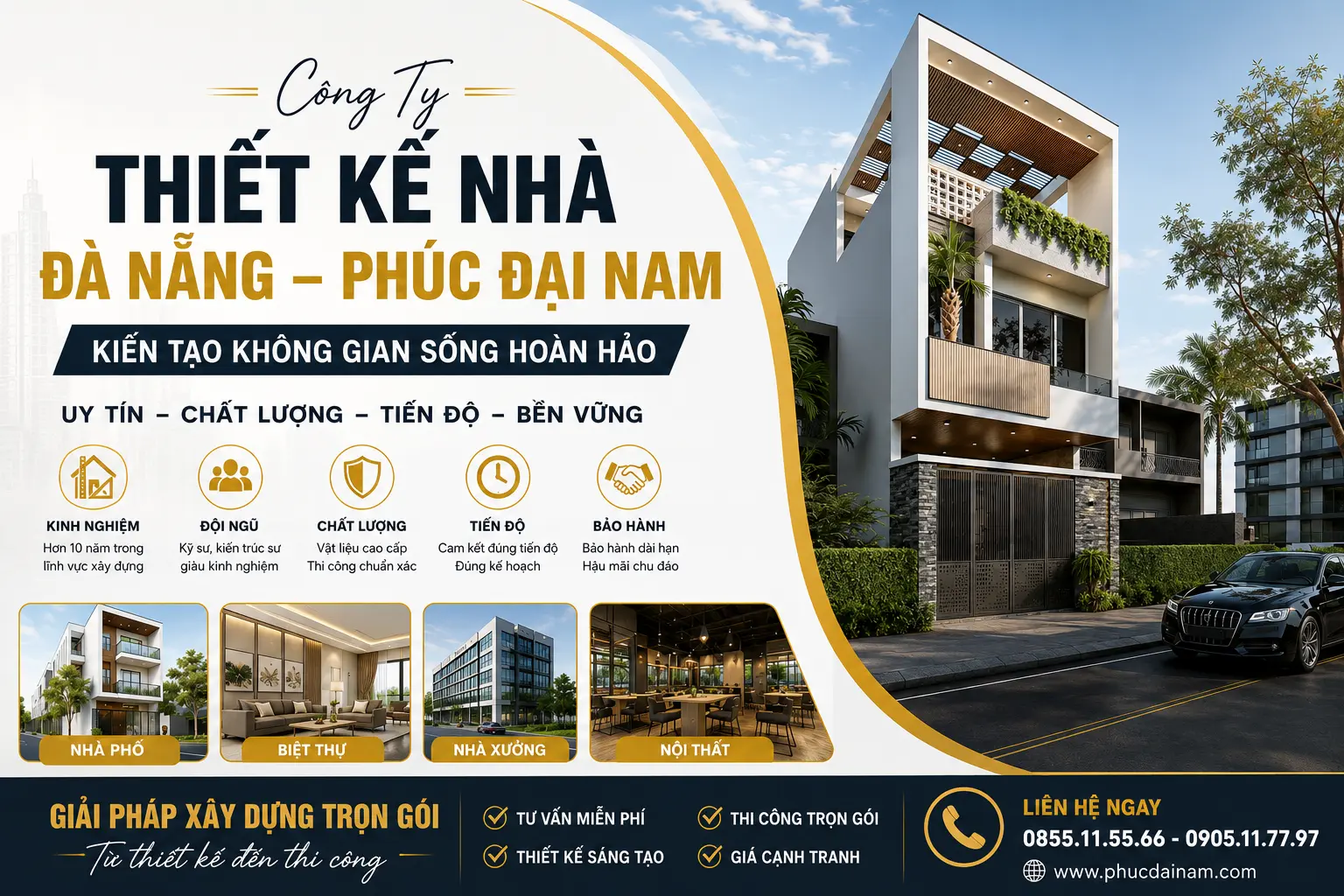Nhà Thầu Xây Dựng Đà Nẵng Uy Tín – Phúc Đại Nam