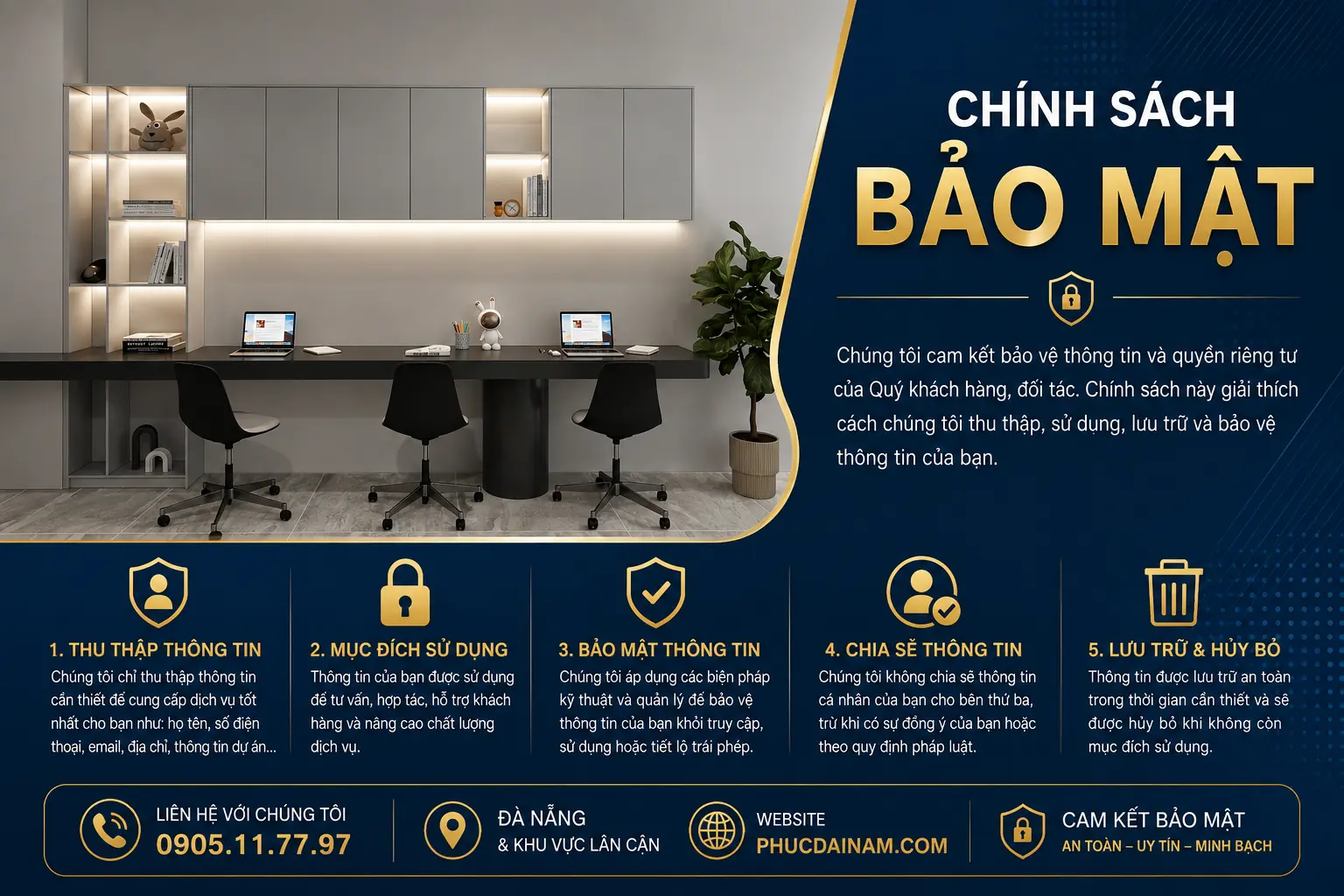 CHÍNH SÁCH BẢO MẬT