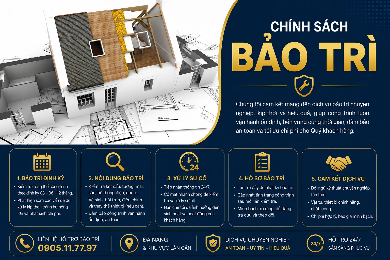 CHÍNH SÁCH BẢO TRÌ