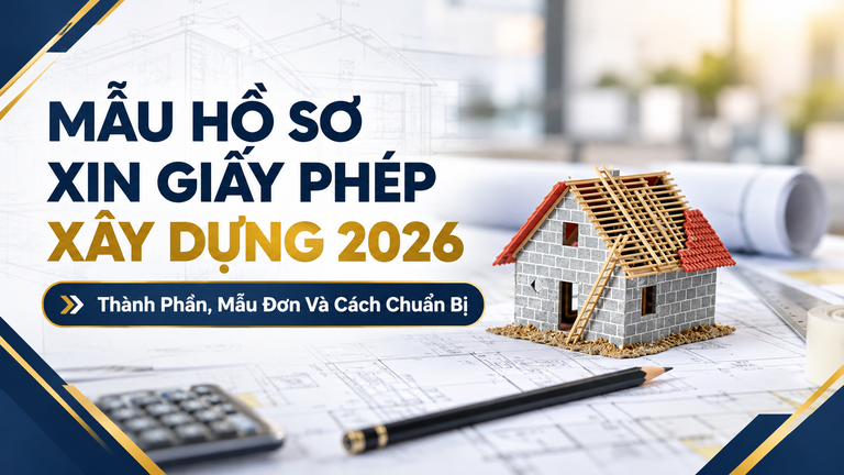 Mẫu Hồ Sơ Xin Giấy Phép Xây Dựng 2026: Thành Phần, Mẫu Đơn Và Cách Chuẩn Bị